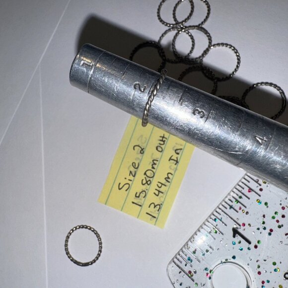 Sterling Silver Twisty Ring, Size 2 - Picture 13 of 15